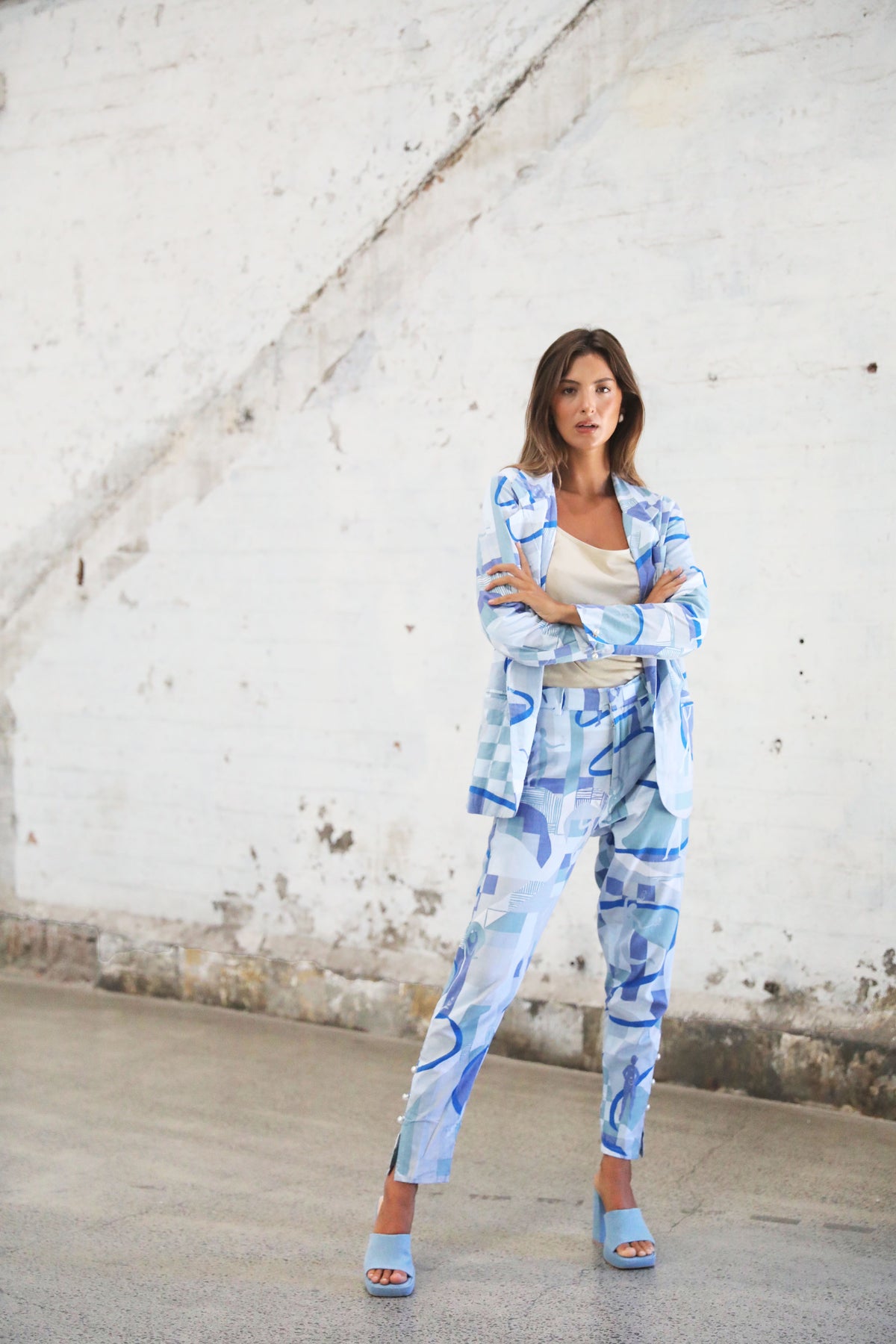 Main Street Blazer - Blue
