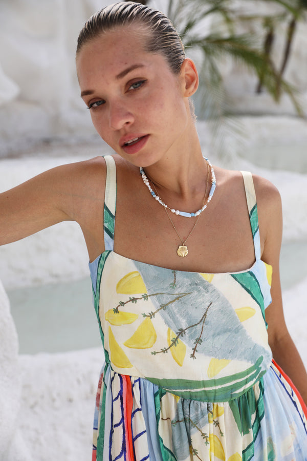 Milos Shell Necklace - Close Up