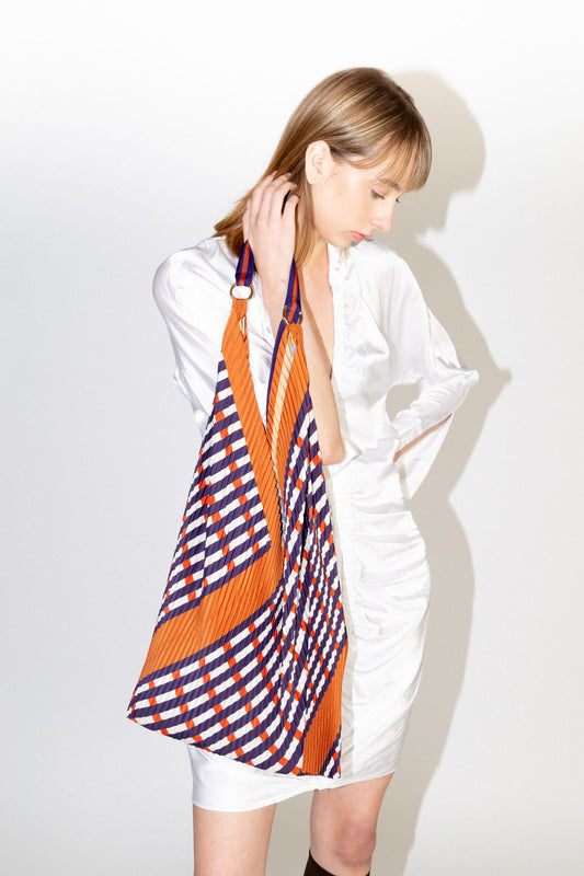 Pleated Y Bag - Sophia Terracotta - Frank And Dollys