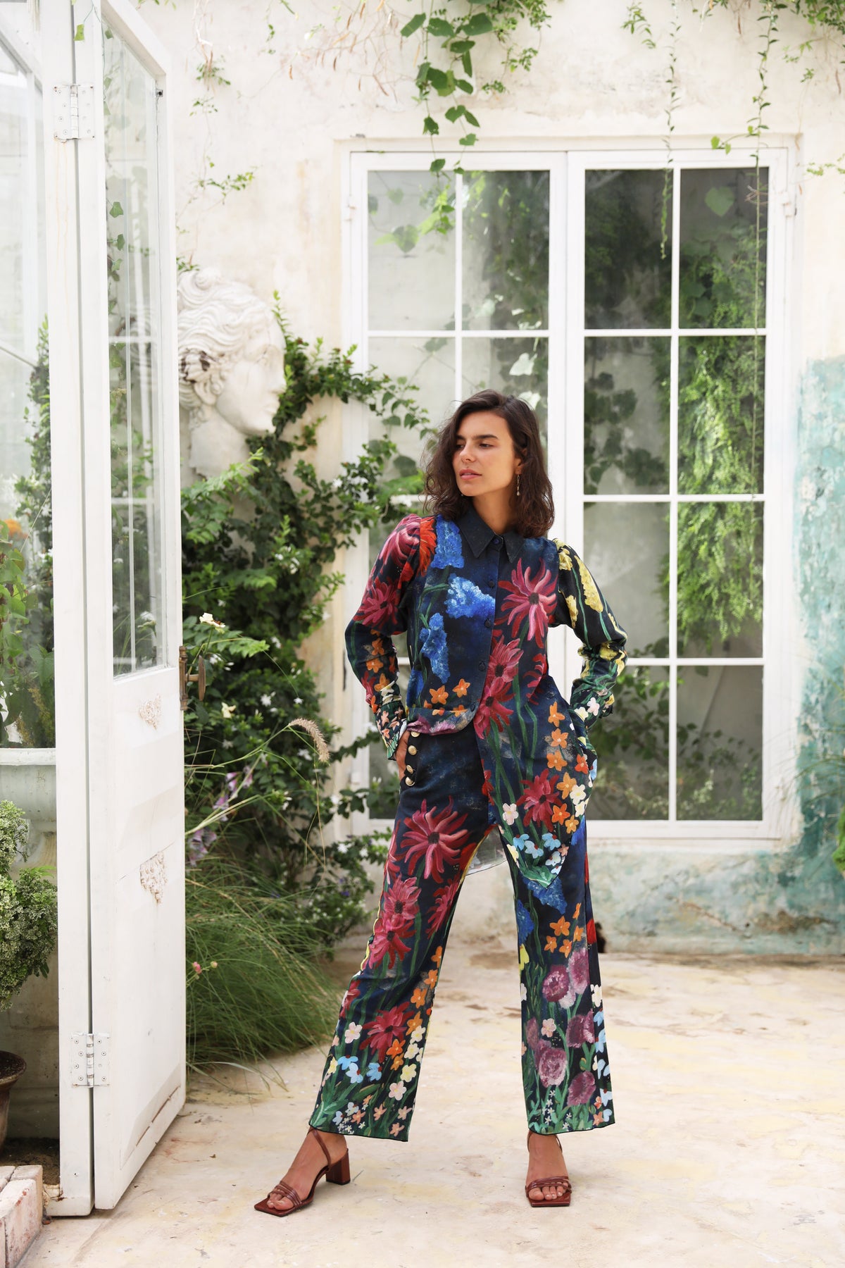 Flora Pants - Navy