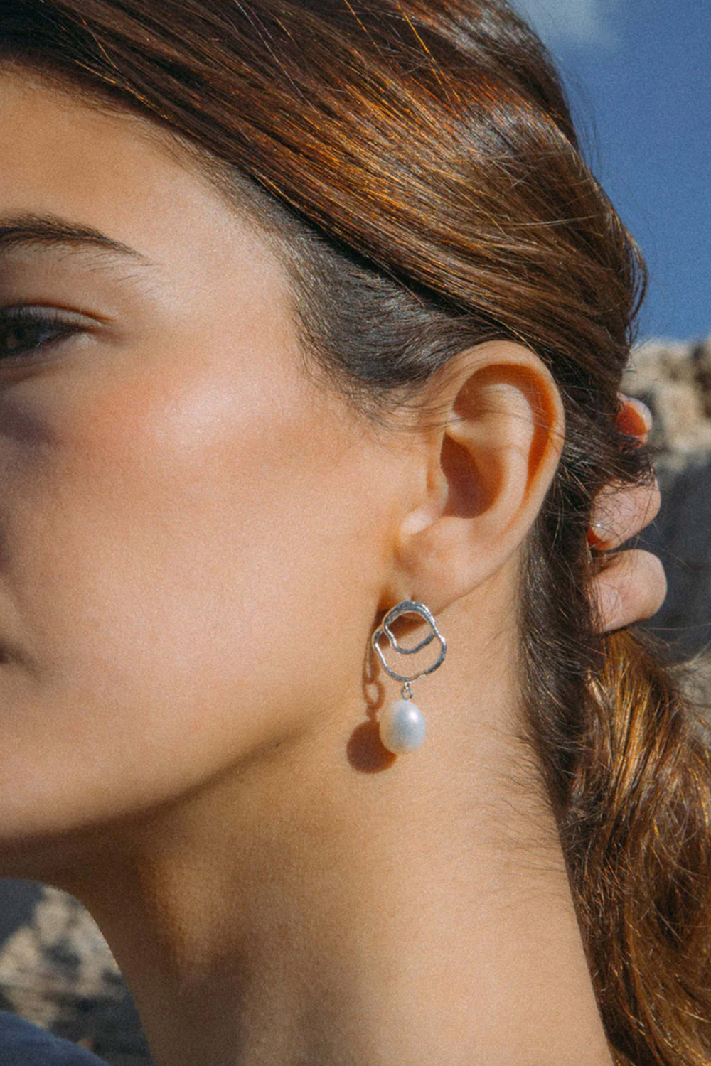 Celaphine Silver Earrings