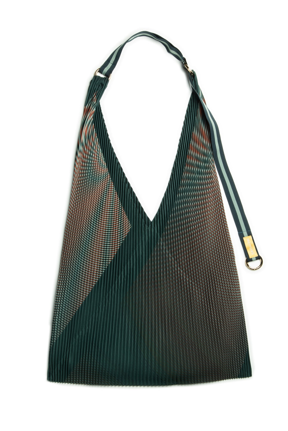 Pleated Y Bag - Isabella Green