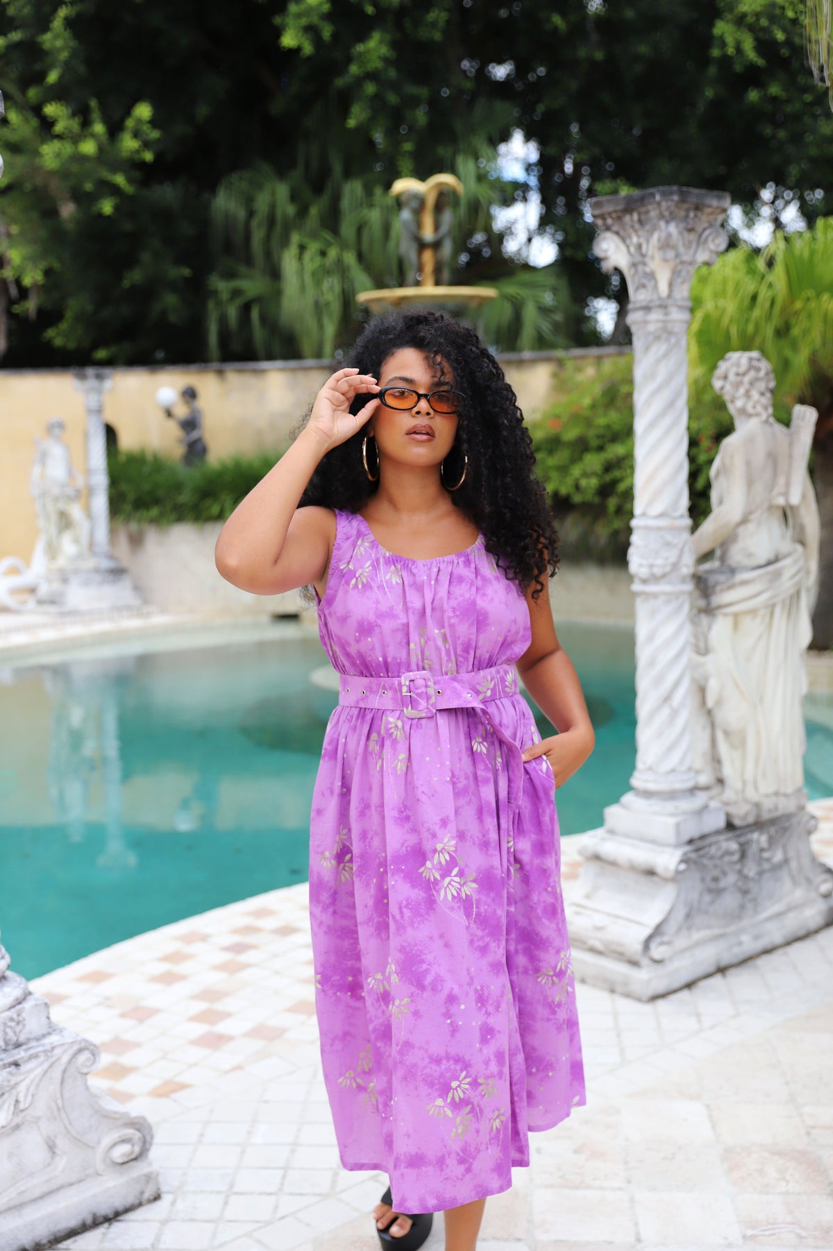 New Bloom Midi - Violet