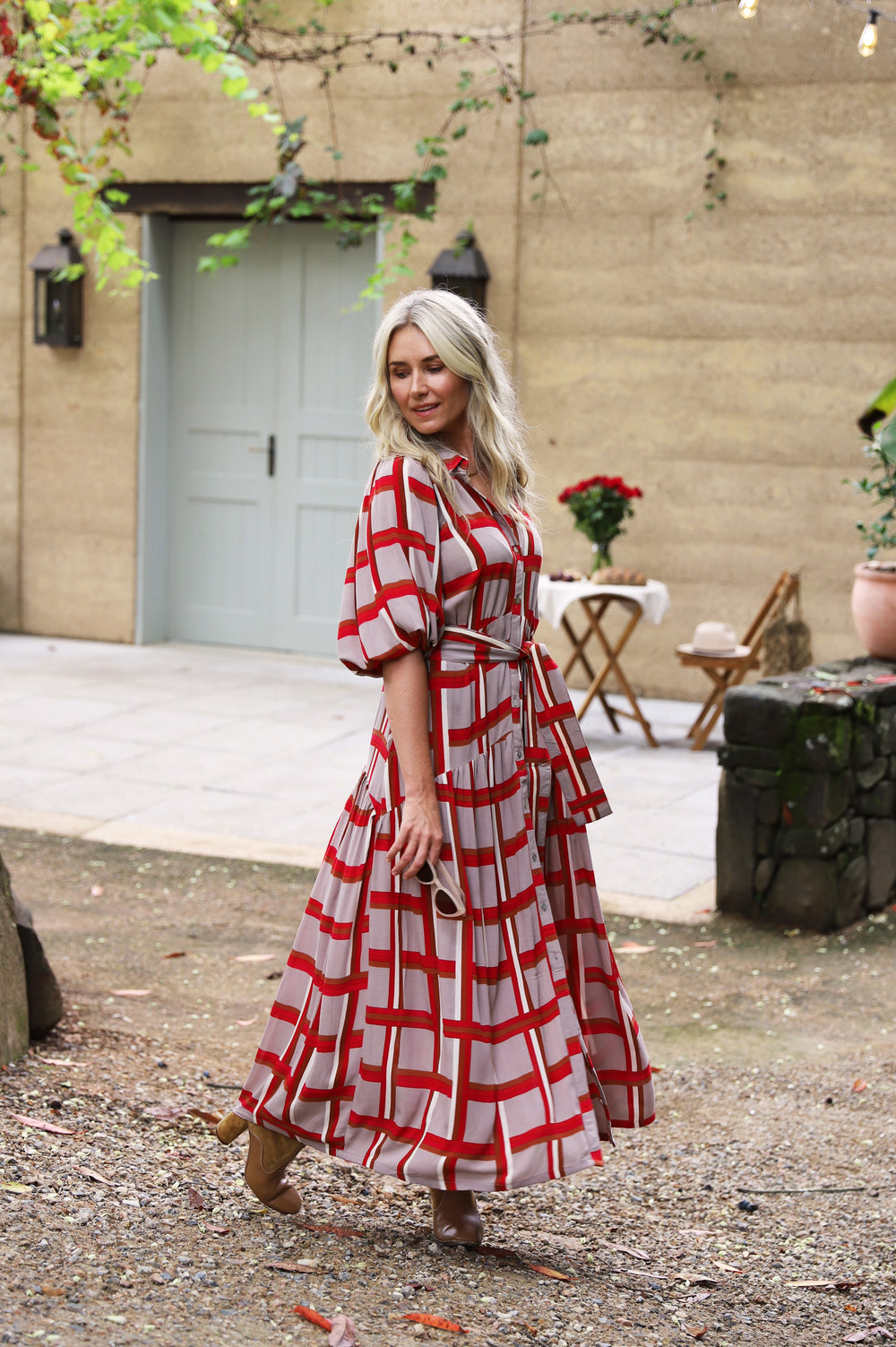 San Polo Gown - Rouge
