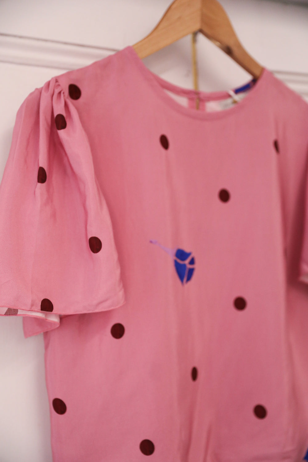 Rosé Spot Blouse - Blossom