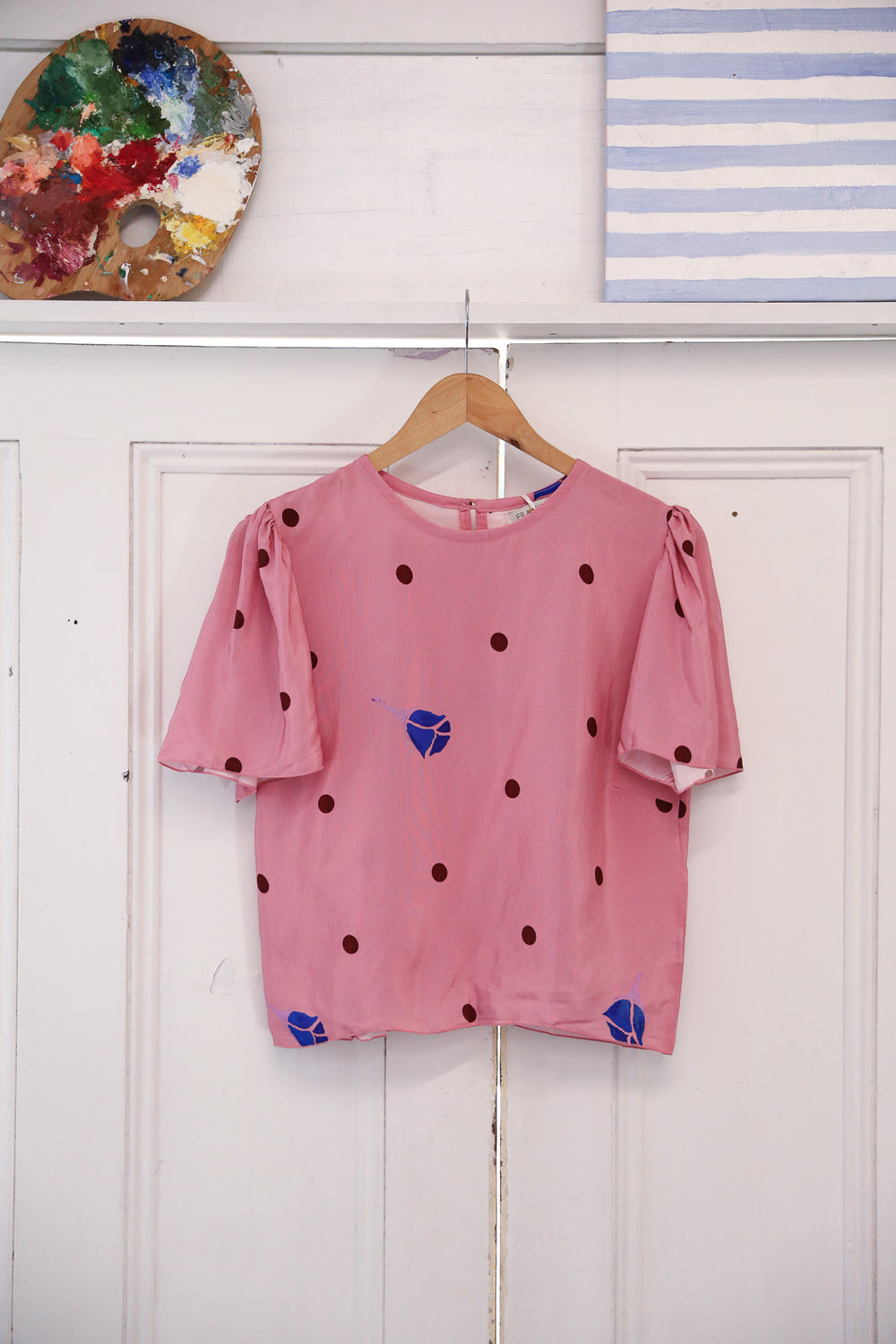 Rosé Spot Blouse - Blossom