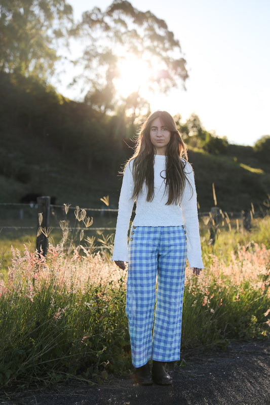 Gingham Pants