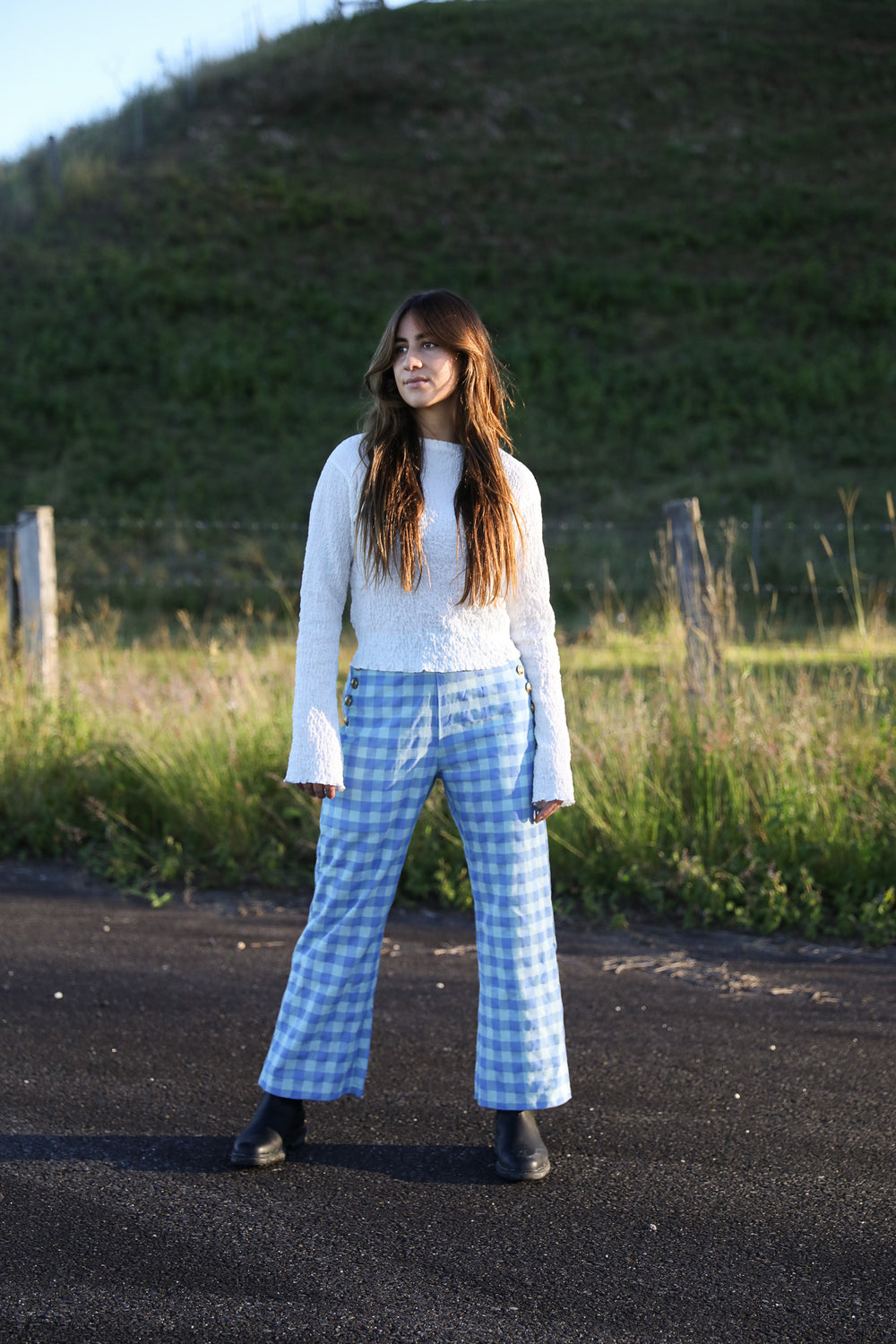 Gingham Pants