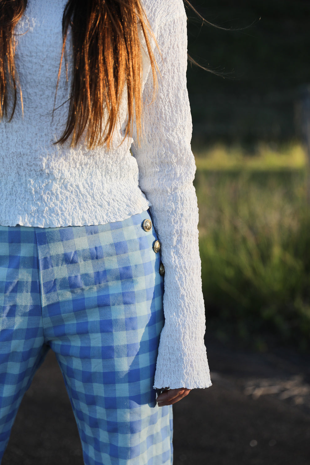 Gingham Pants