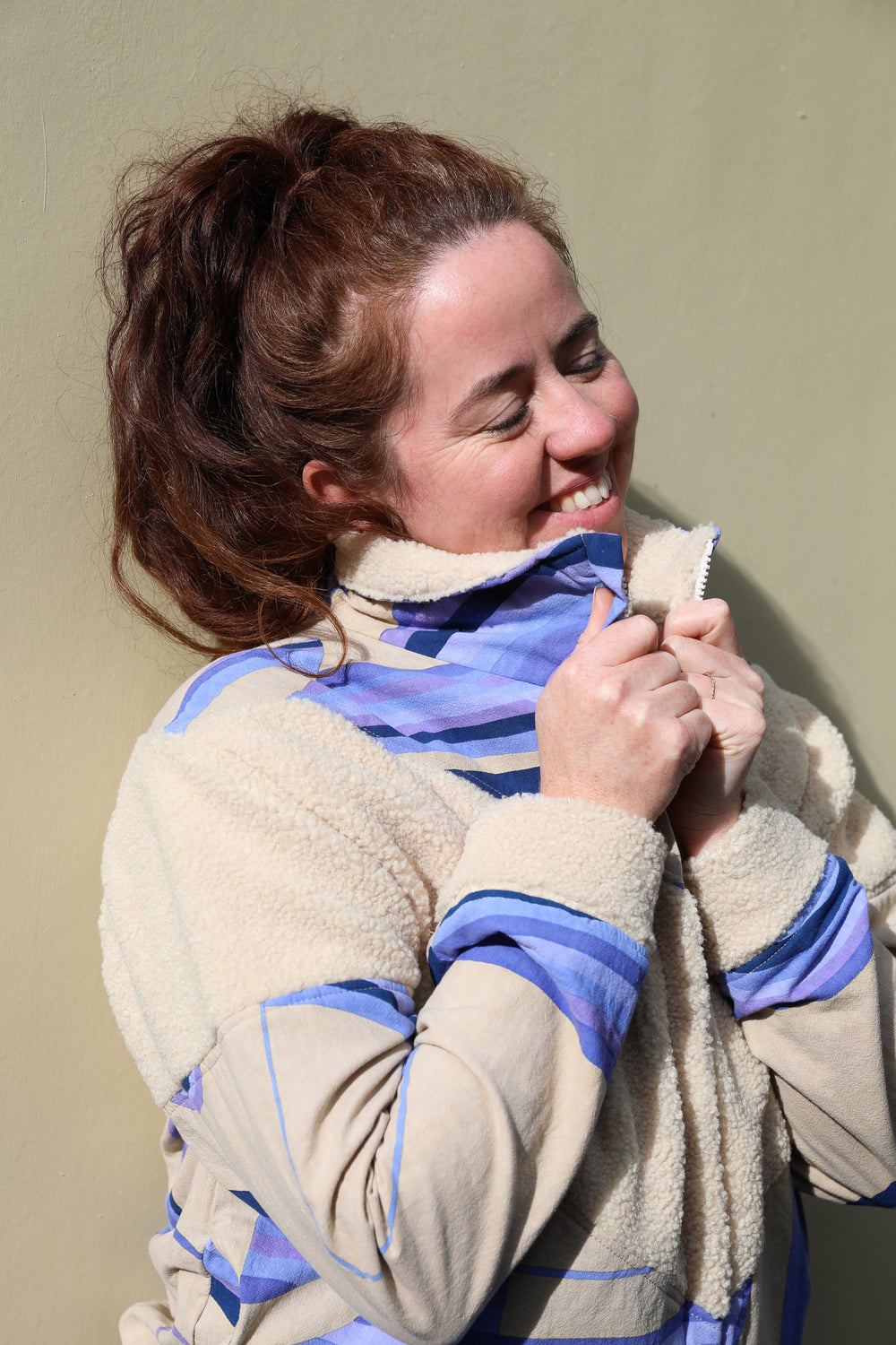 St Germain Sherpa Jacket - Creme