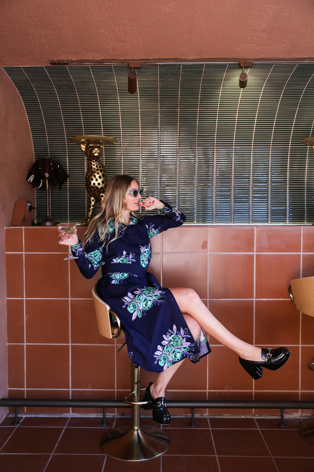 Casa Rosetta Shirt Dress - Navy