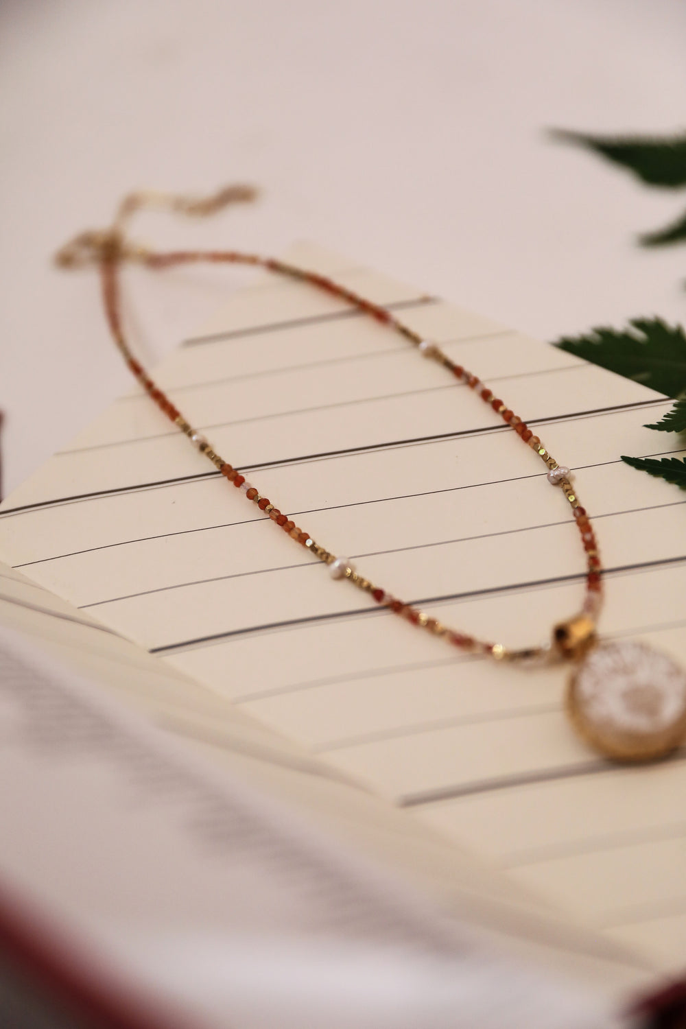 Versailles Necklace - Amber Heart