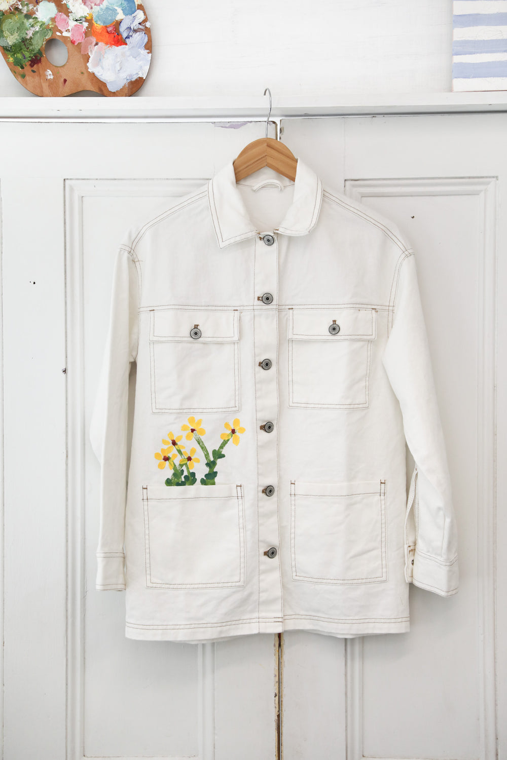Flora Denim Jacket - No. 8