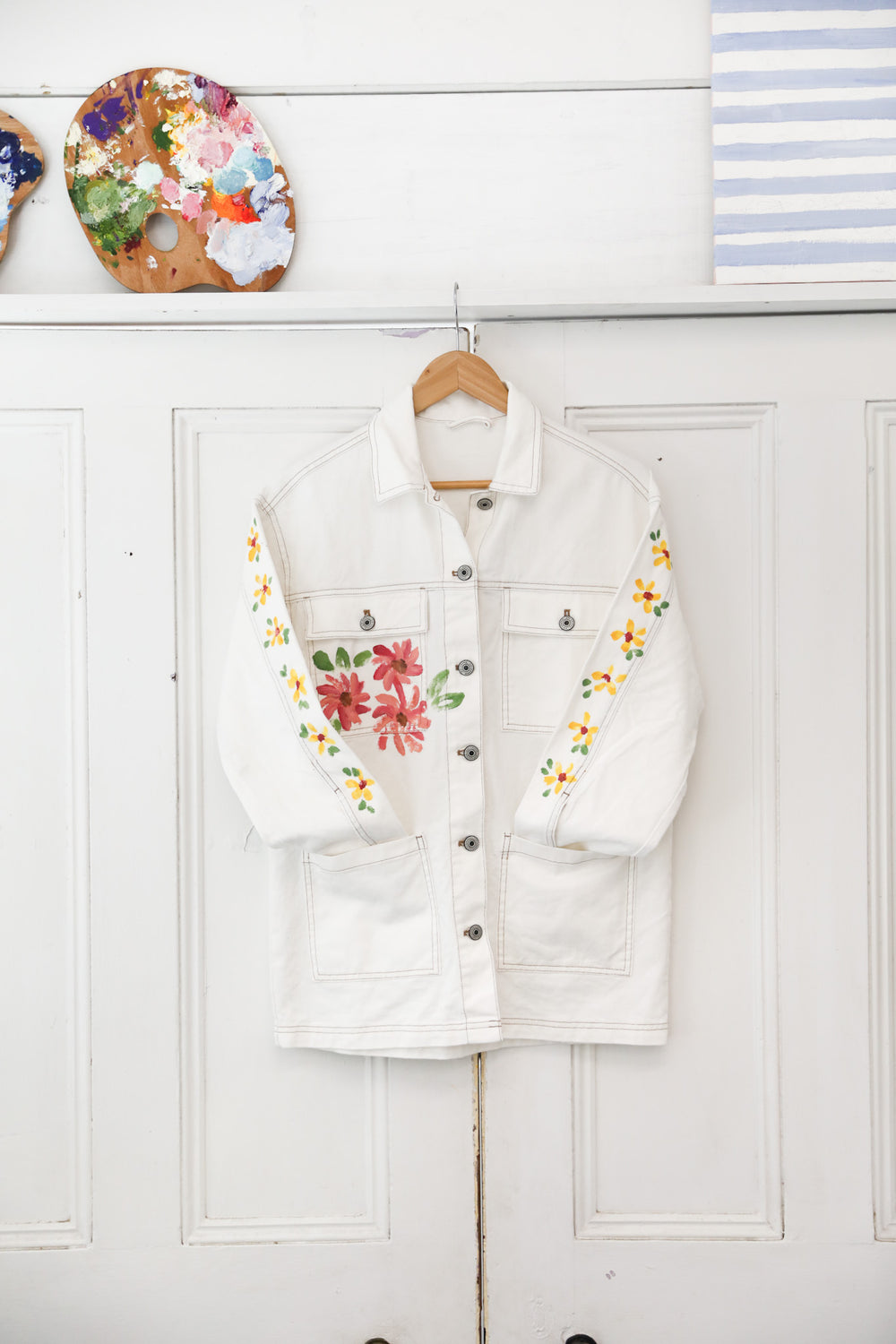 Flora Denim Jacket - No. 9