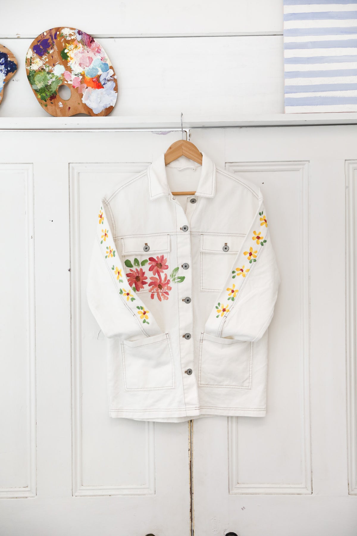 Flora Denim Jacket - No. 9