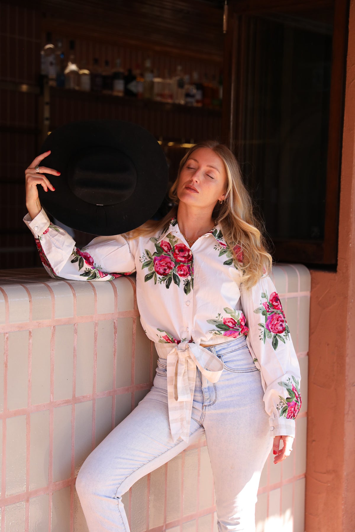 Casa Rosetta Bow Shirt
