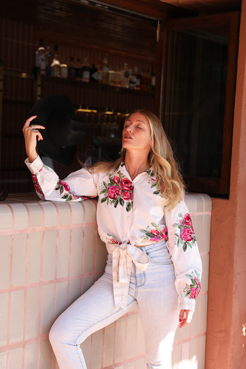 Casa Rosetta Bow Shirt
