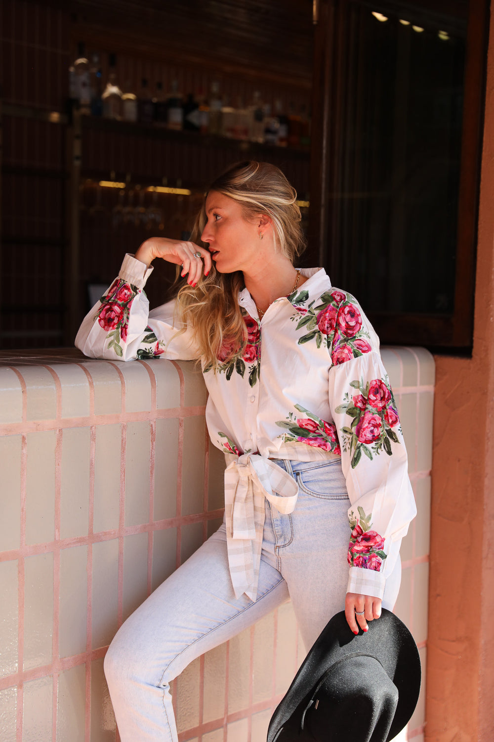 Casa Rosetta Bow Shirt