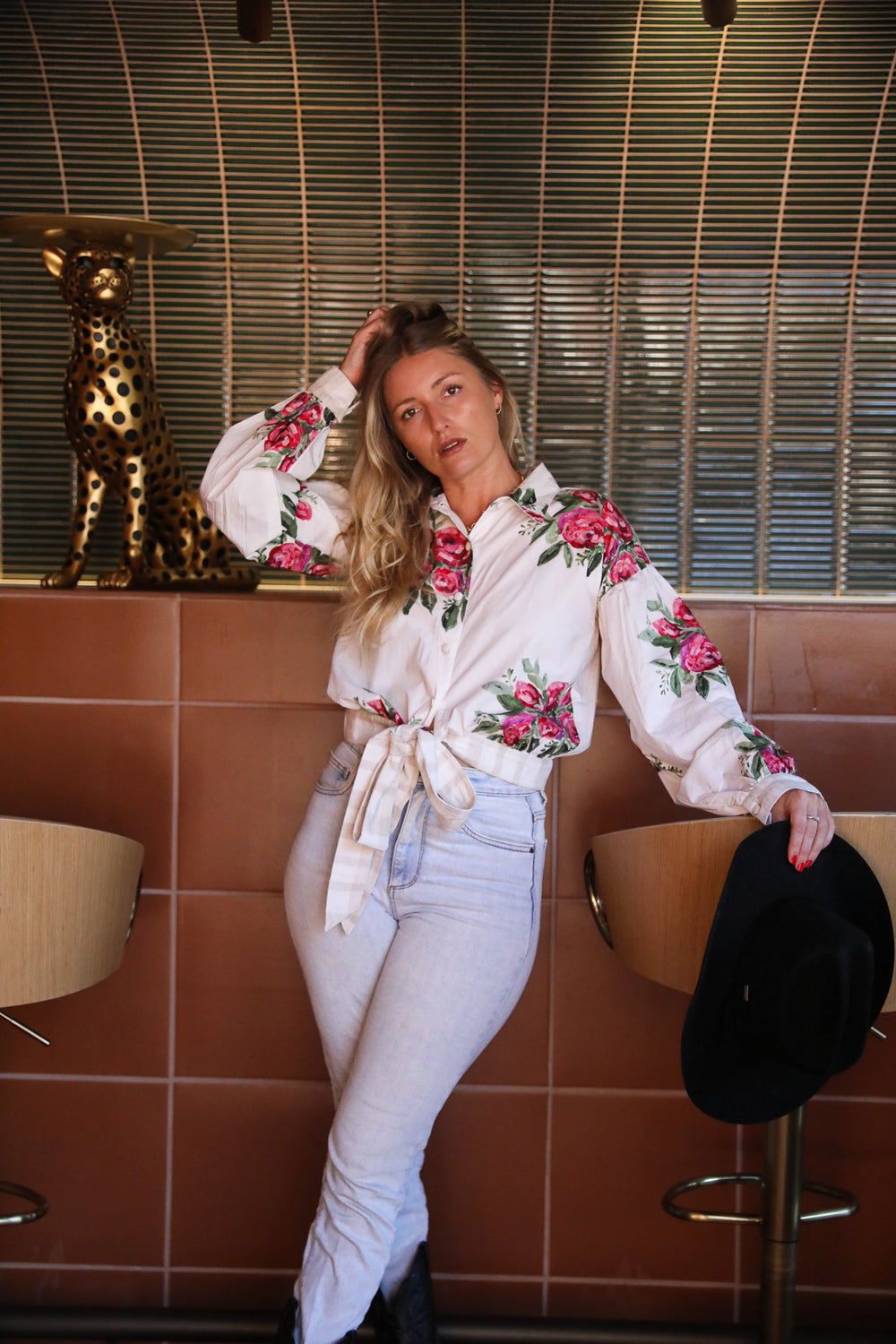 Casa Rosetta Bow Shirt