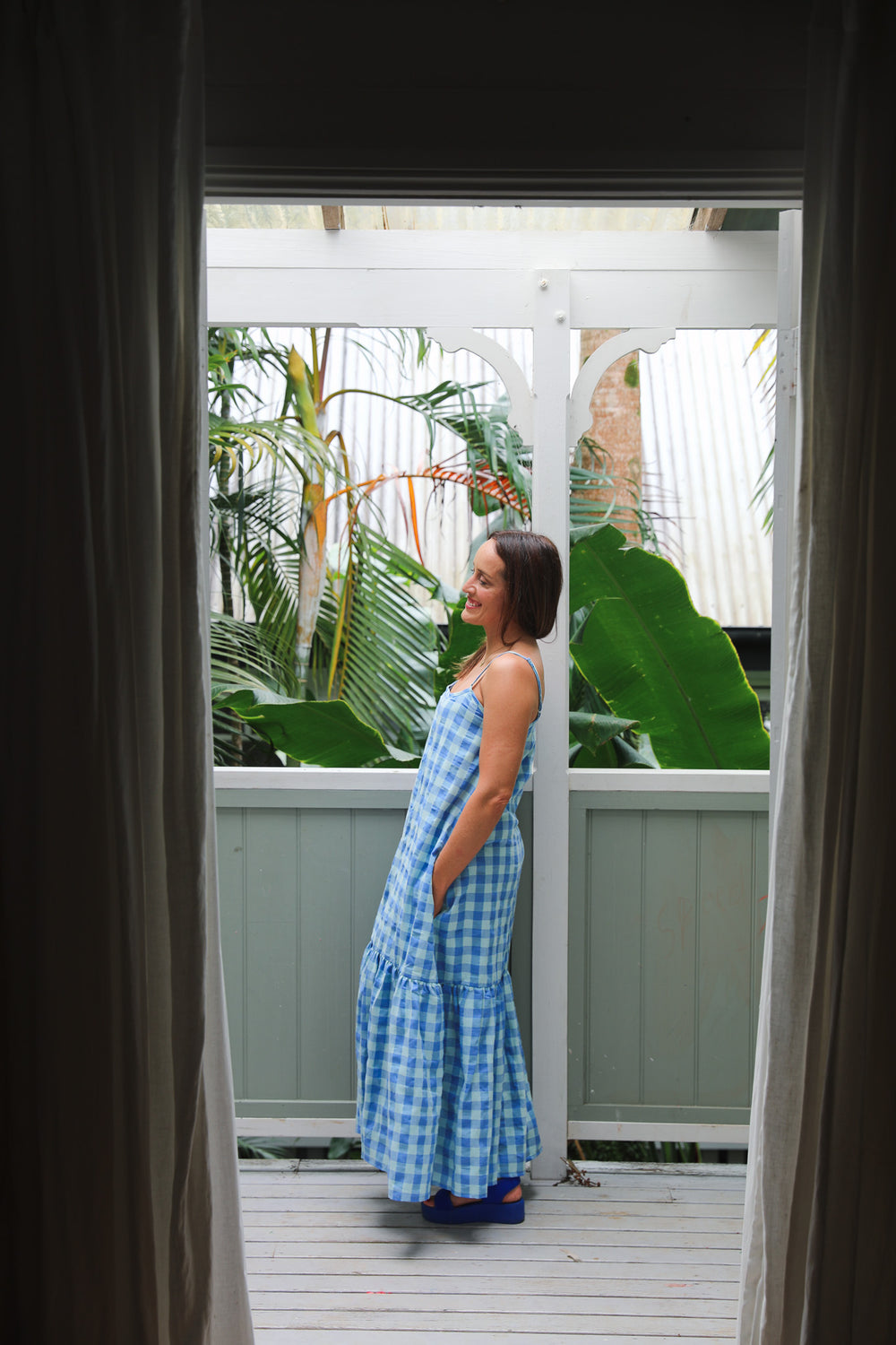 Gingham Holiday Dress