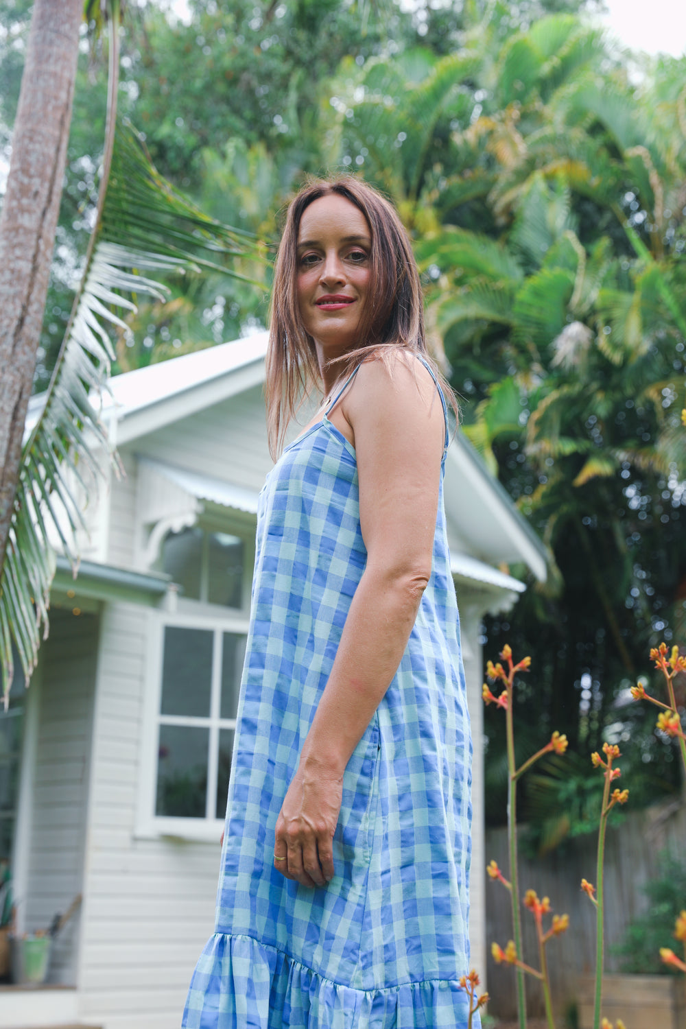 Gingham Holiday Dress