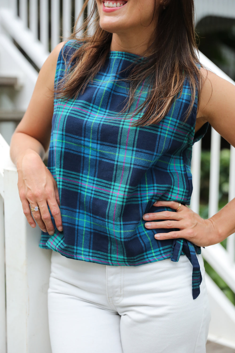 Everly Staple Top - Blue