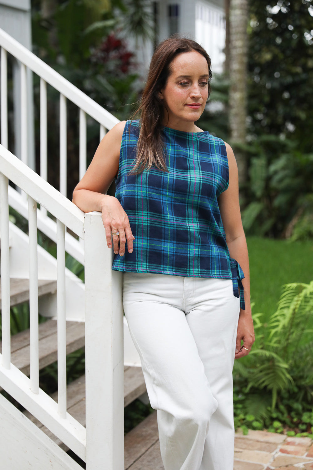 Everly Staple Top - Blue