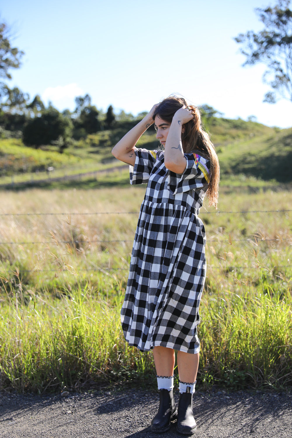 Everly Midi Dress - Black
