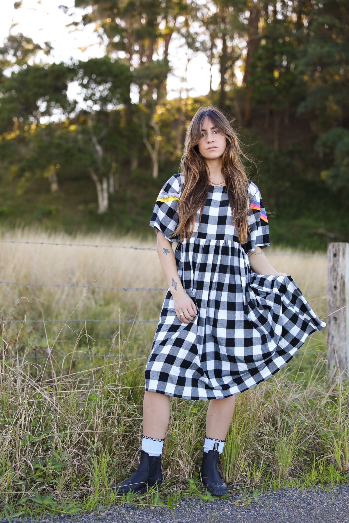 Everly Midi Dress - Black