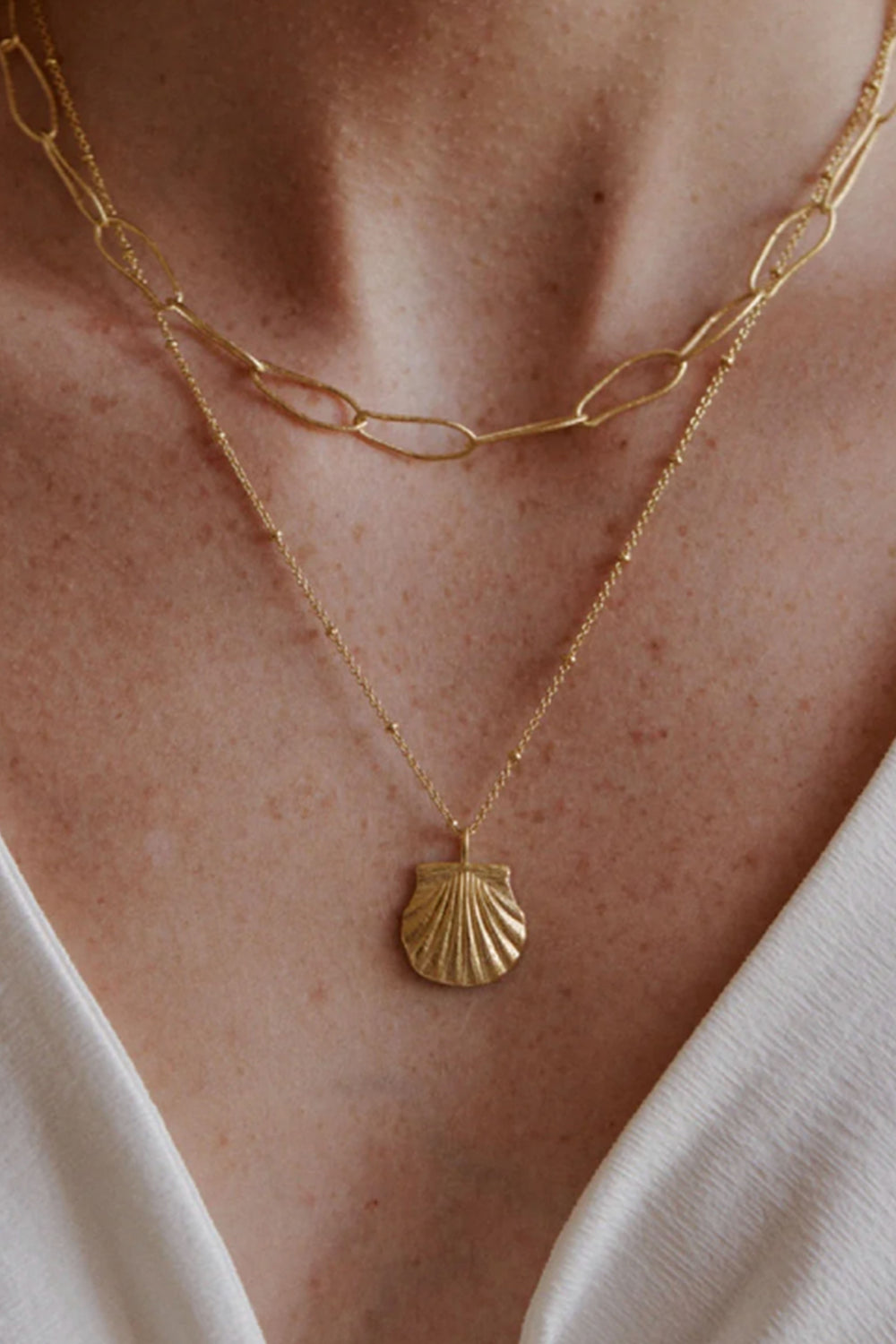 Milos Shell Necklace