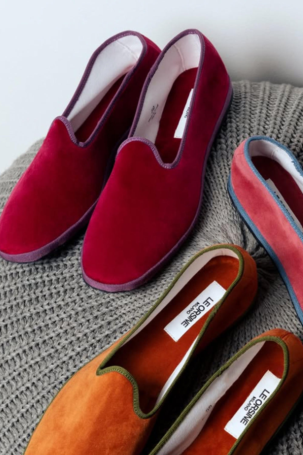 Velvet Shoes - Magenta