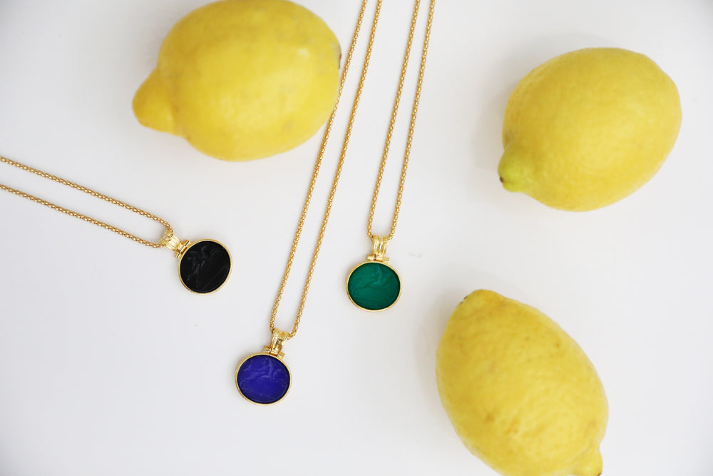 Roma Necklace - Cobalt