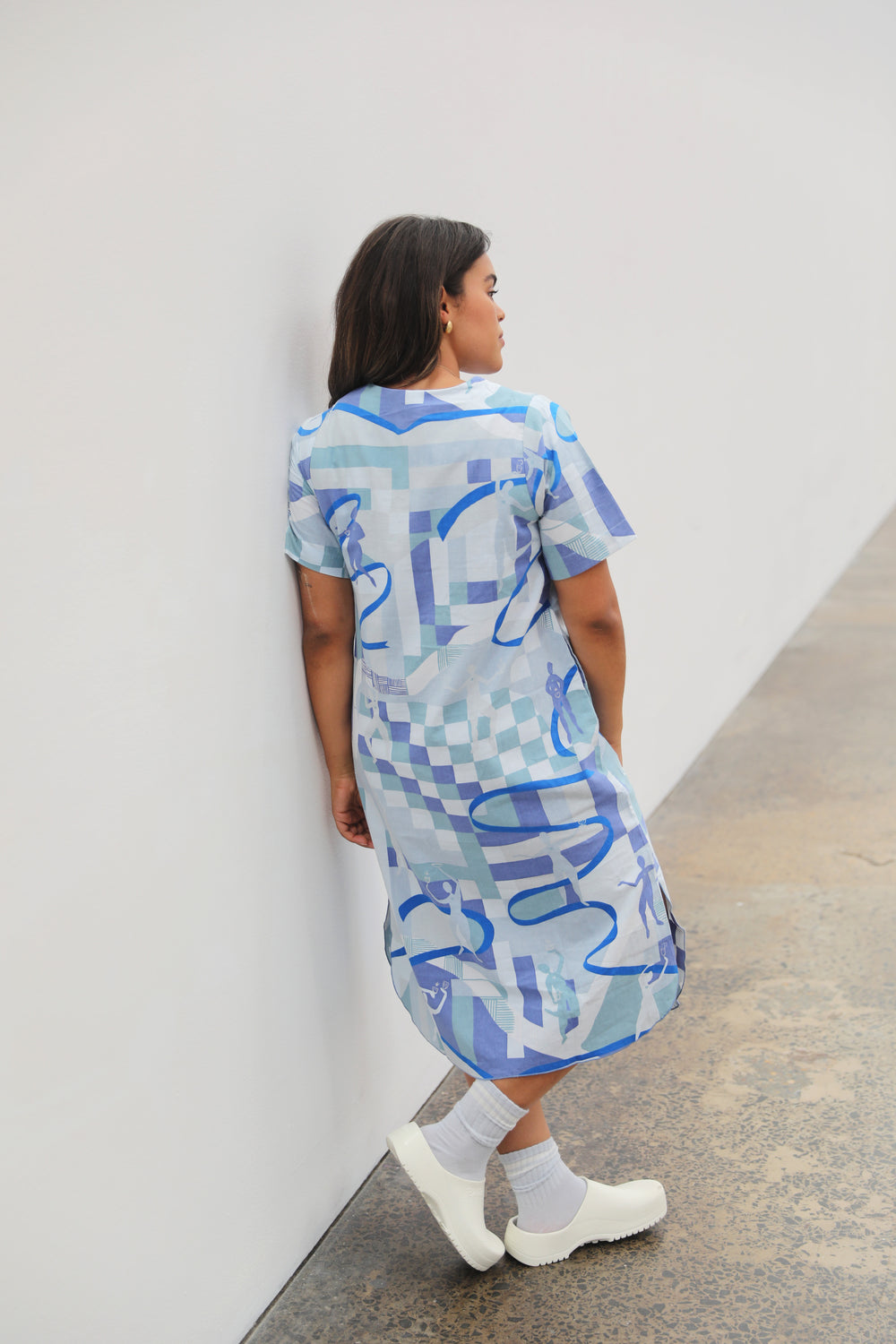 Main Street Avenue Dress - Blue
