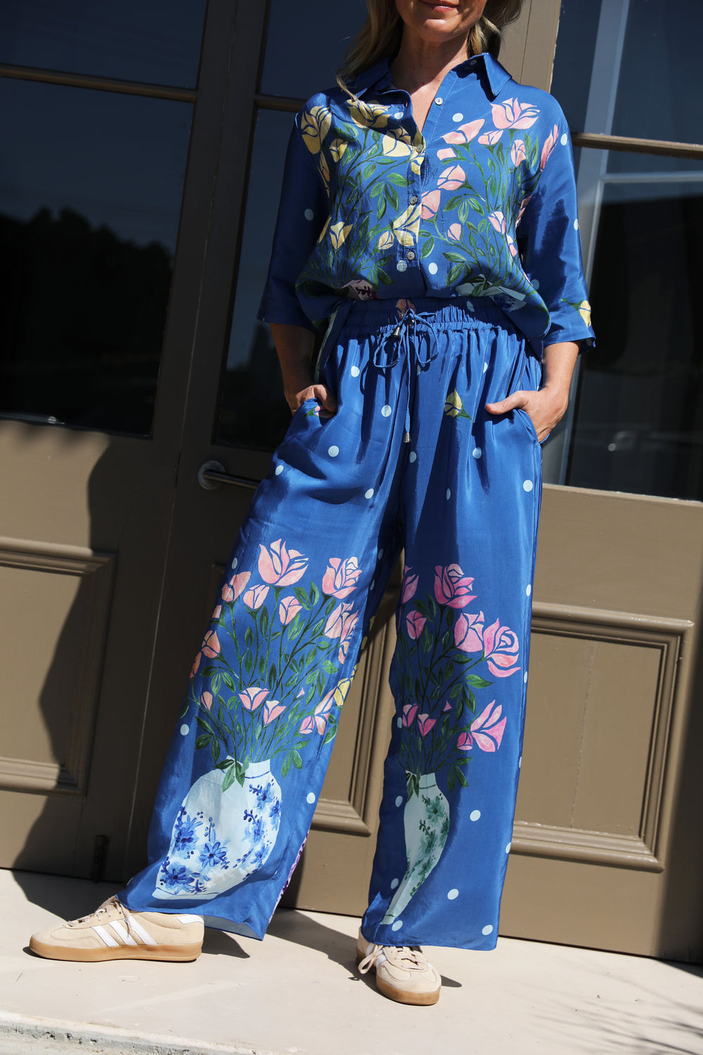 Rosé Pants - Blue