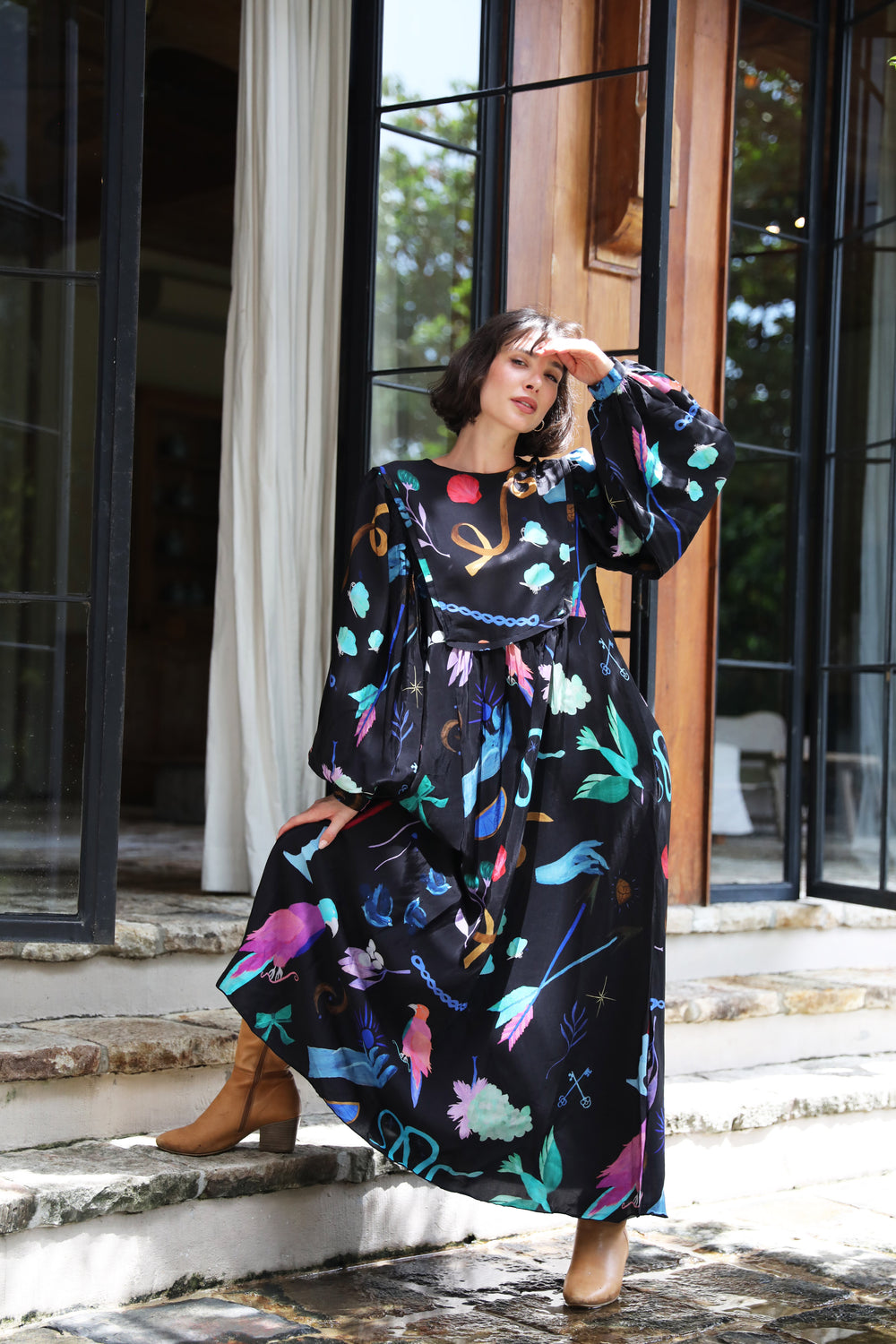 Boheme Gown - Black