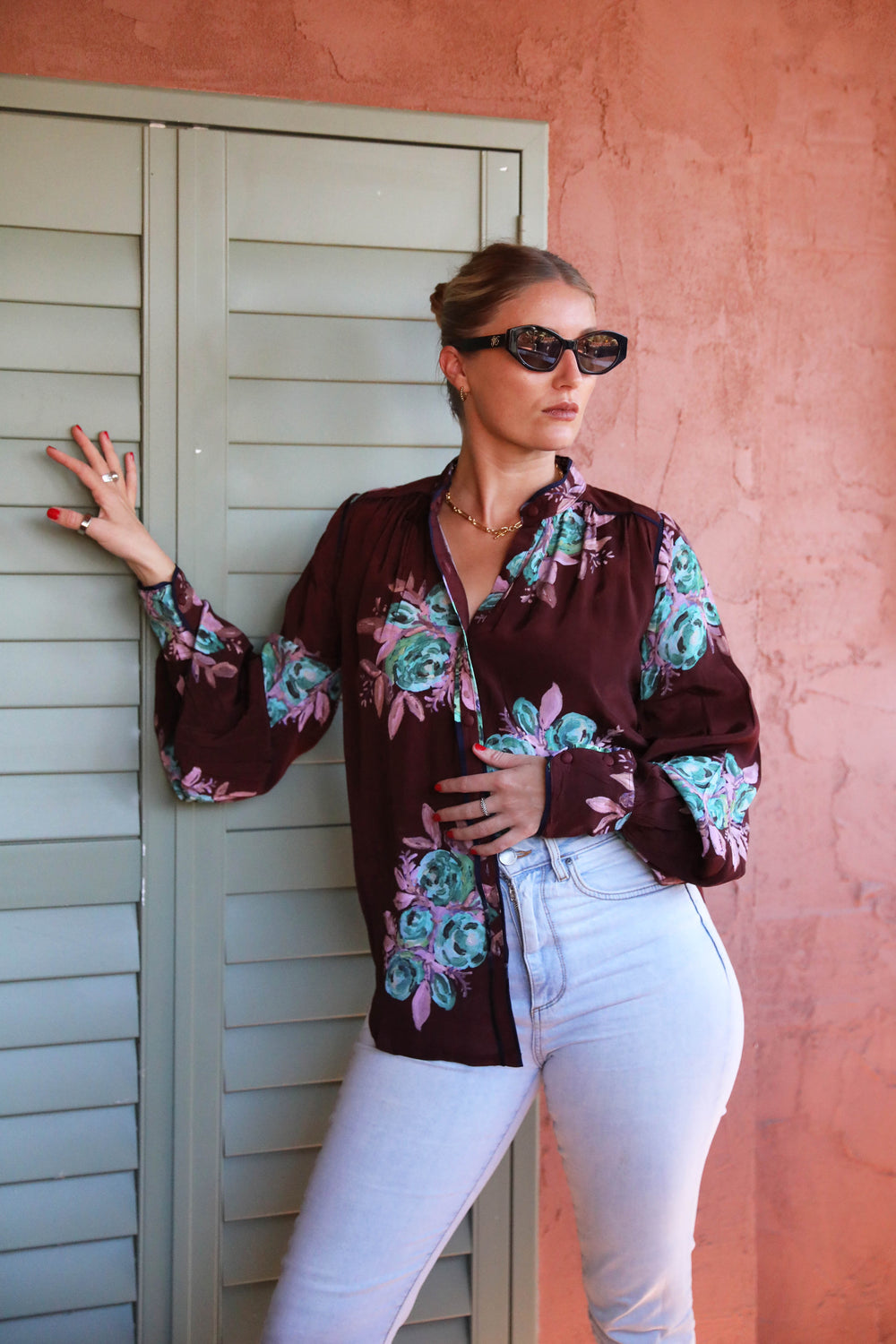 Casa Rosetta Blouse - Rouge