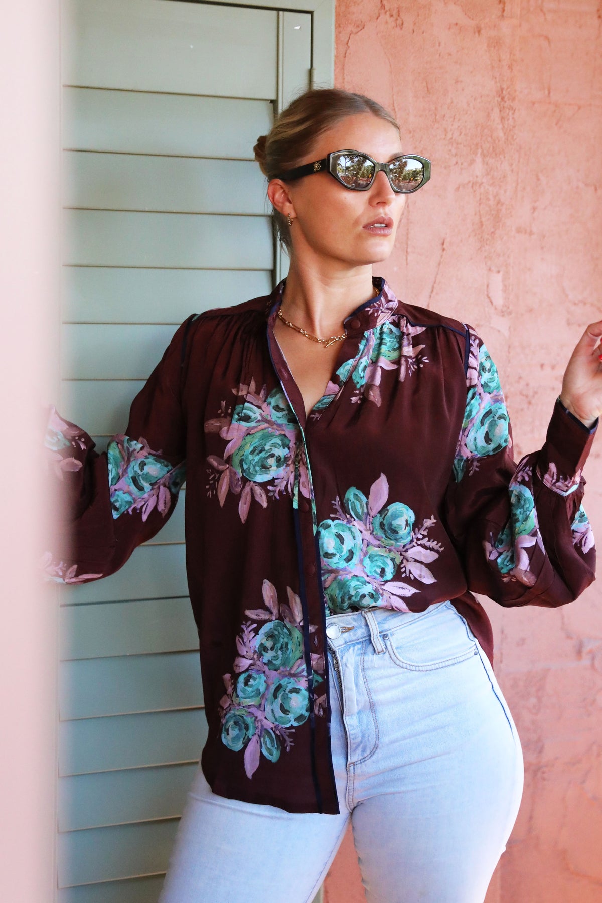 Casa Rosetta Blouse - Rouge