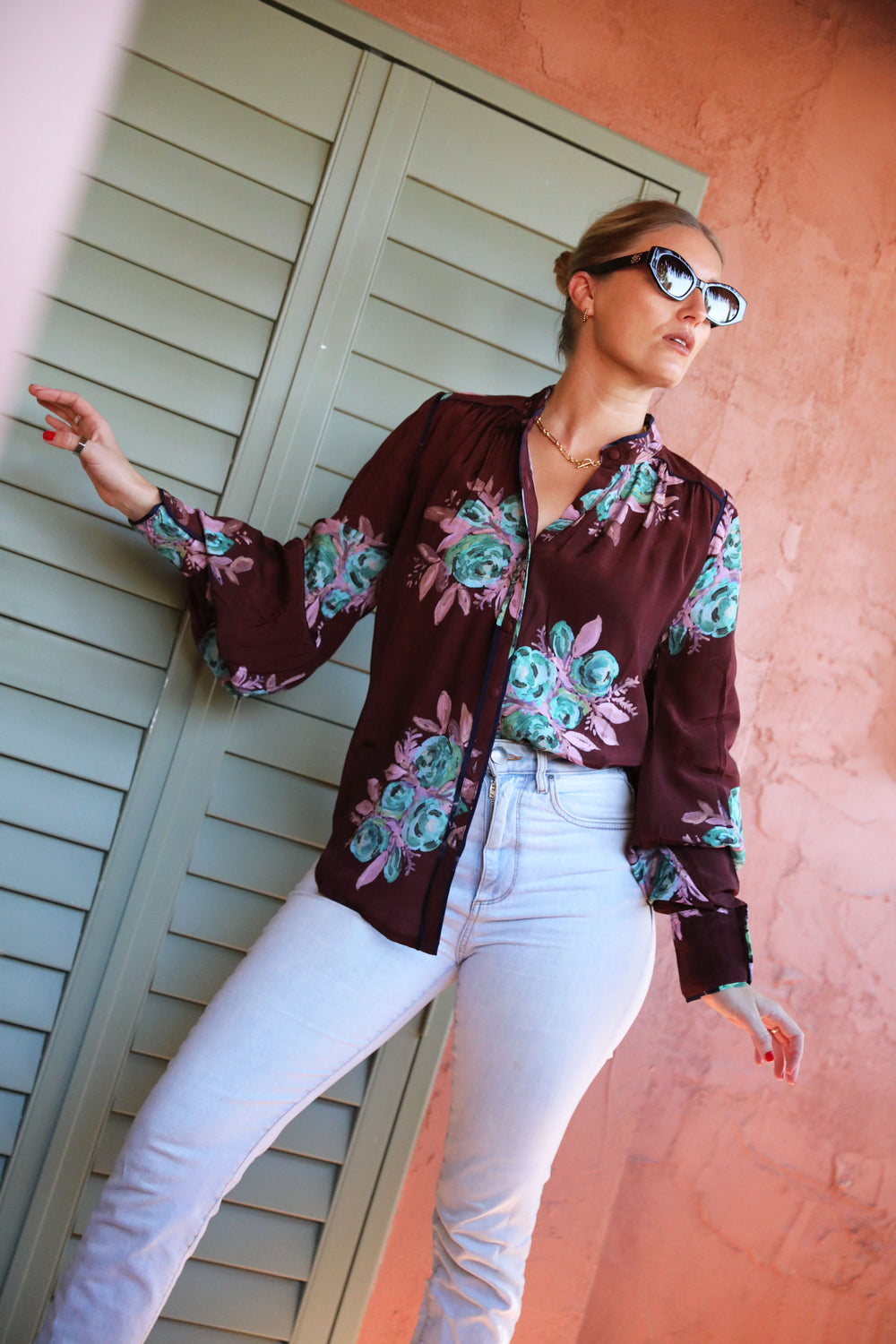 Casa Rosetta Blouse - Rouge