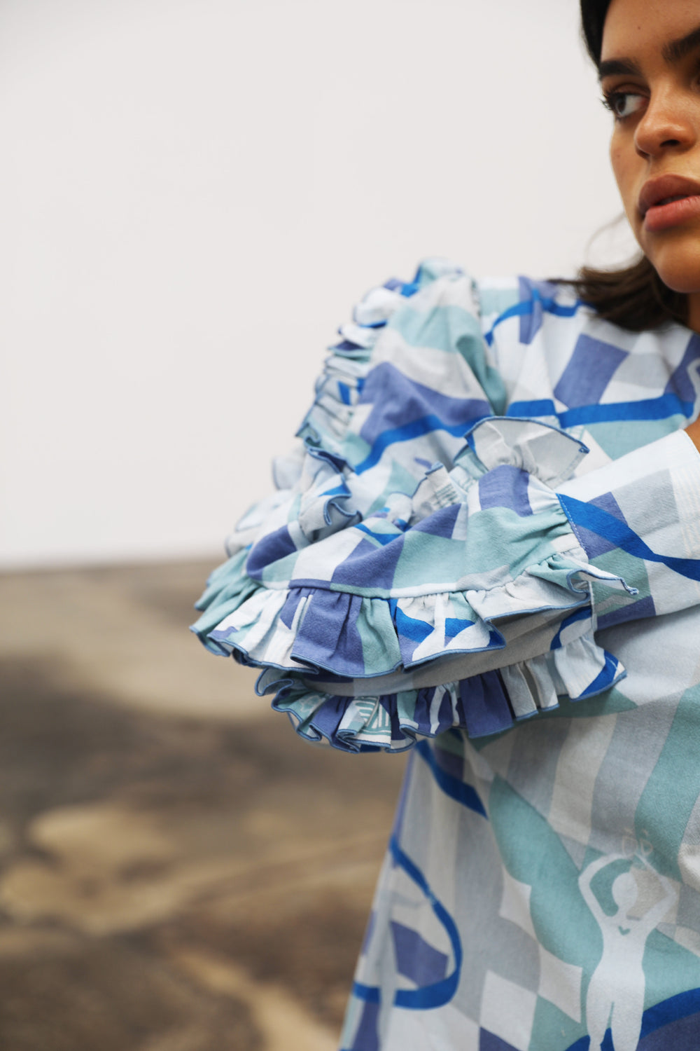 Main Street Icon Dress - Blue