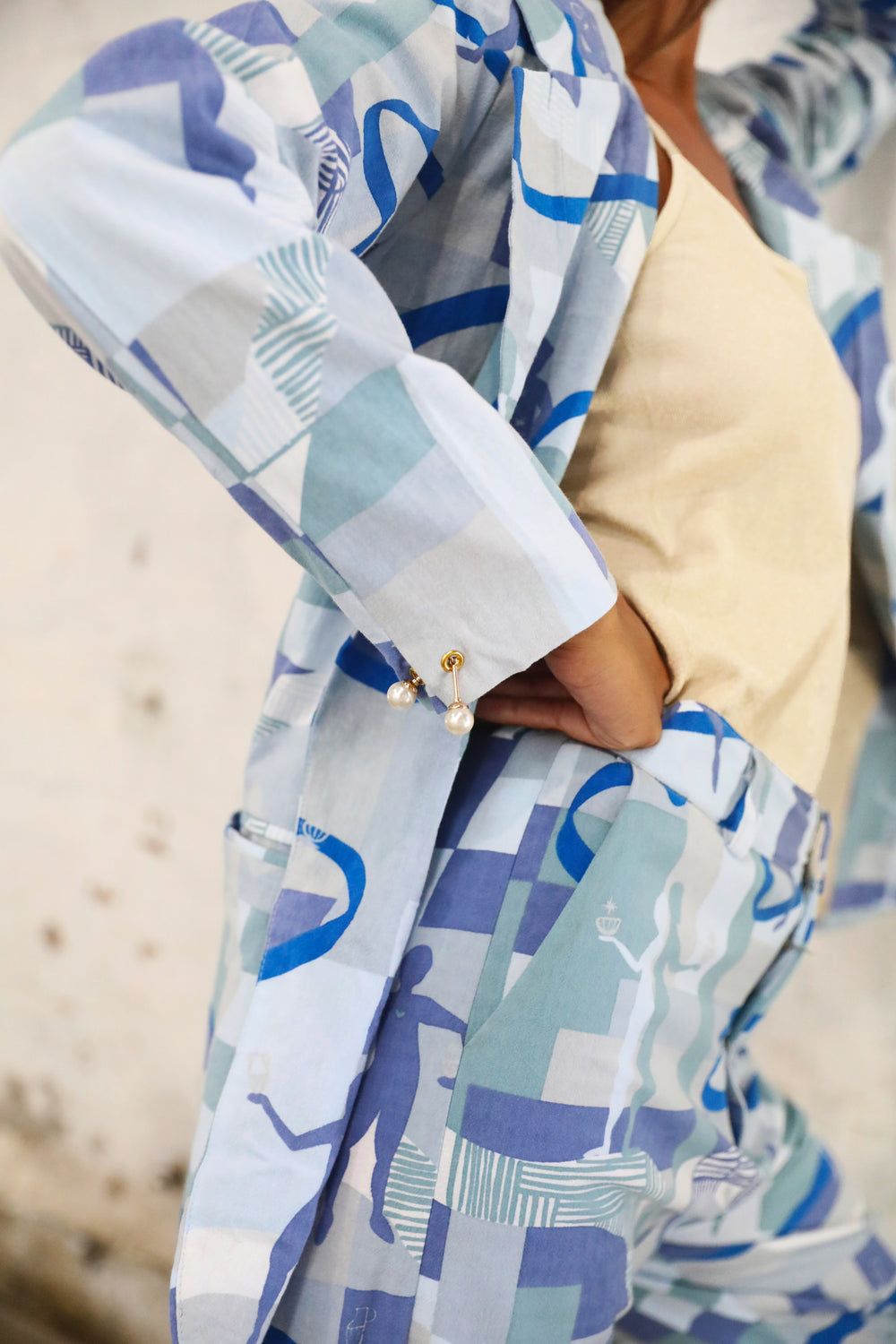 Main Street Blazer - Blue