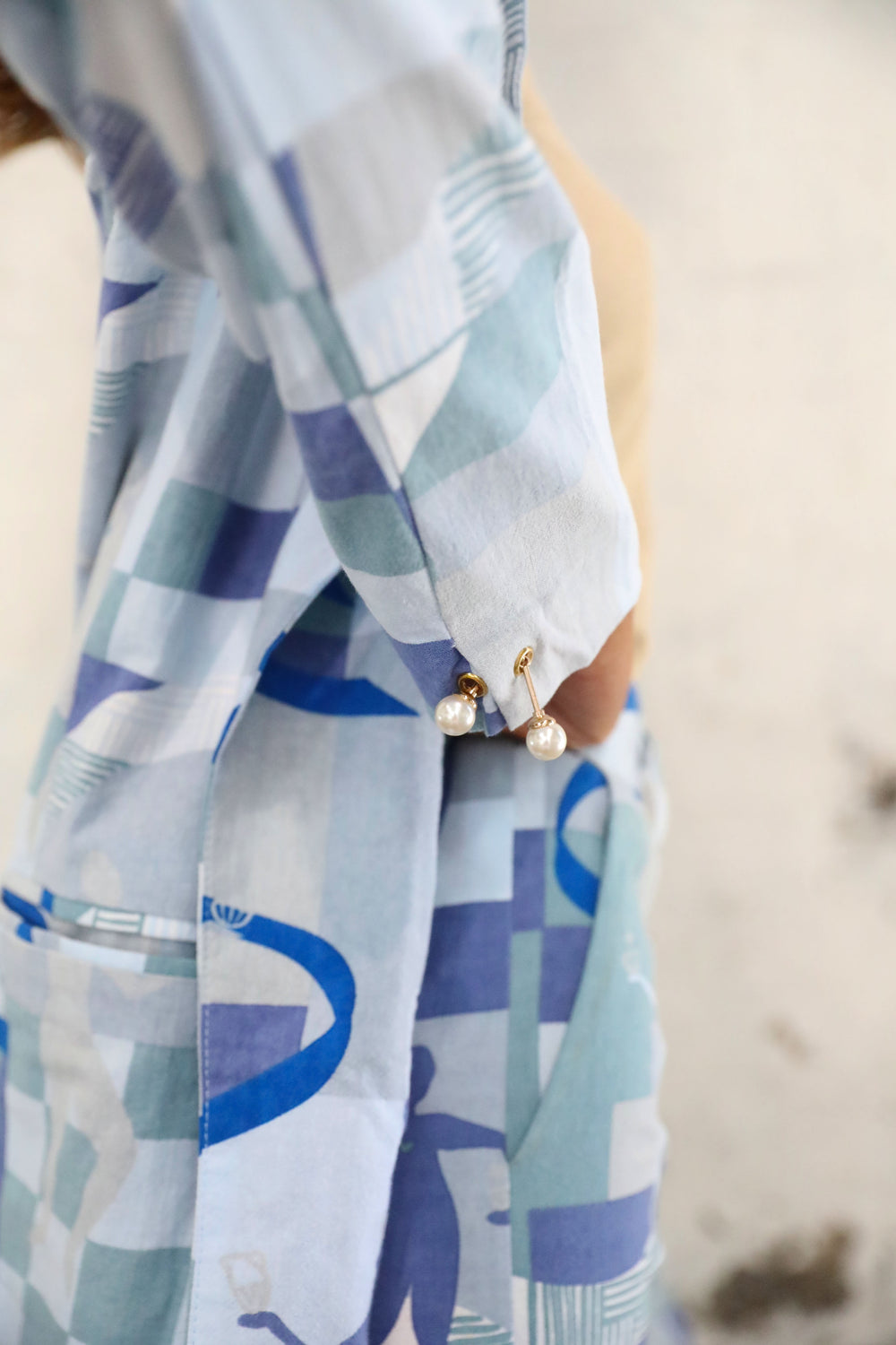 Main Street Blazer  - Blue