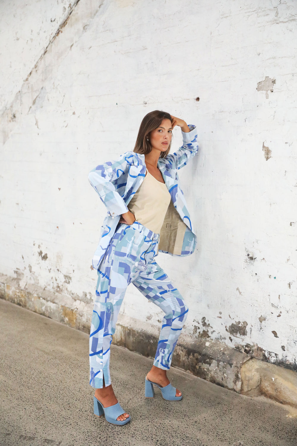 Main Street Blazer  - Blue
