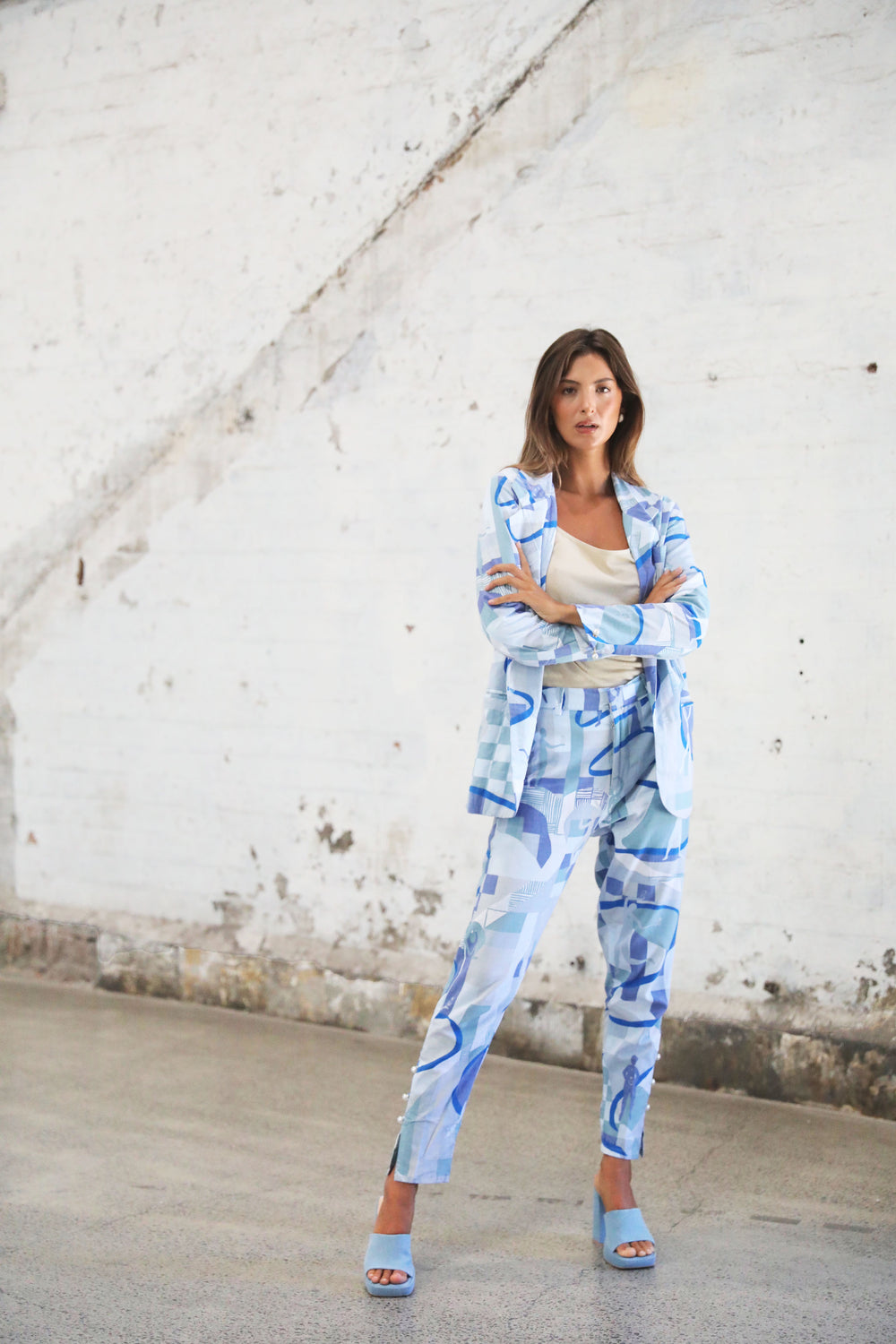 Main Street Blazer - Blue