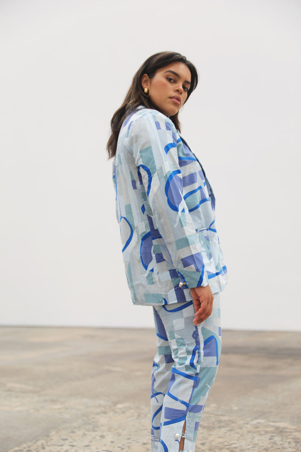 Main Street Blazer  - Blue