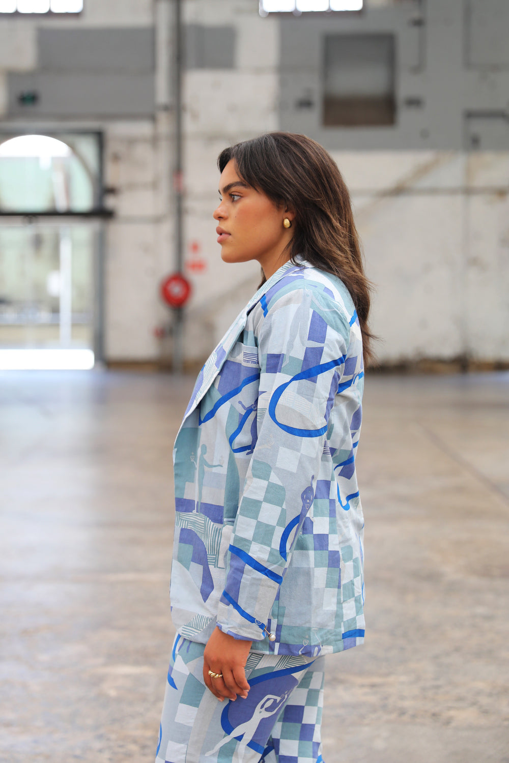 Main Street Blazer  - Blue