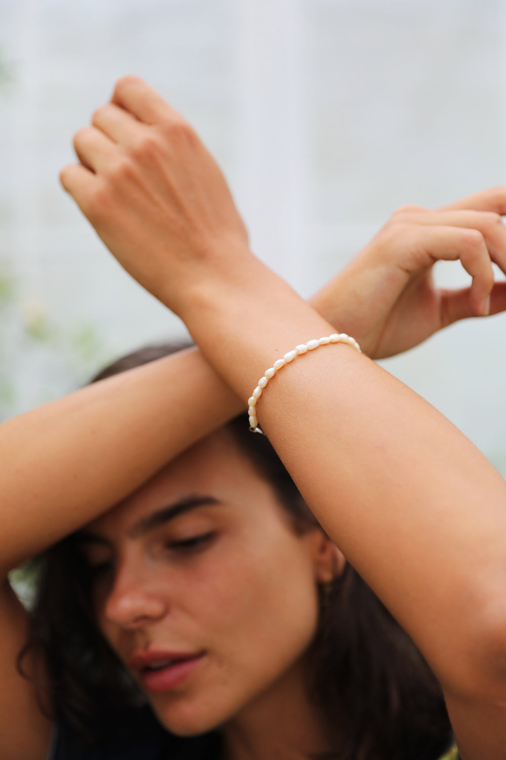 Lotus Pearl Bracelet