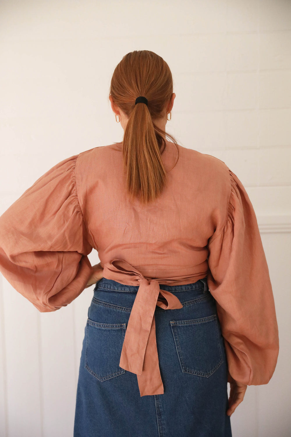 Bronte Blouse - Mushroom Pink