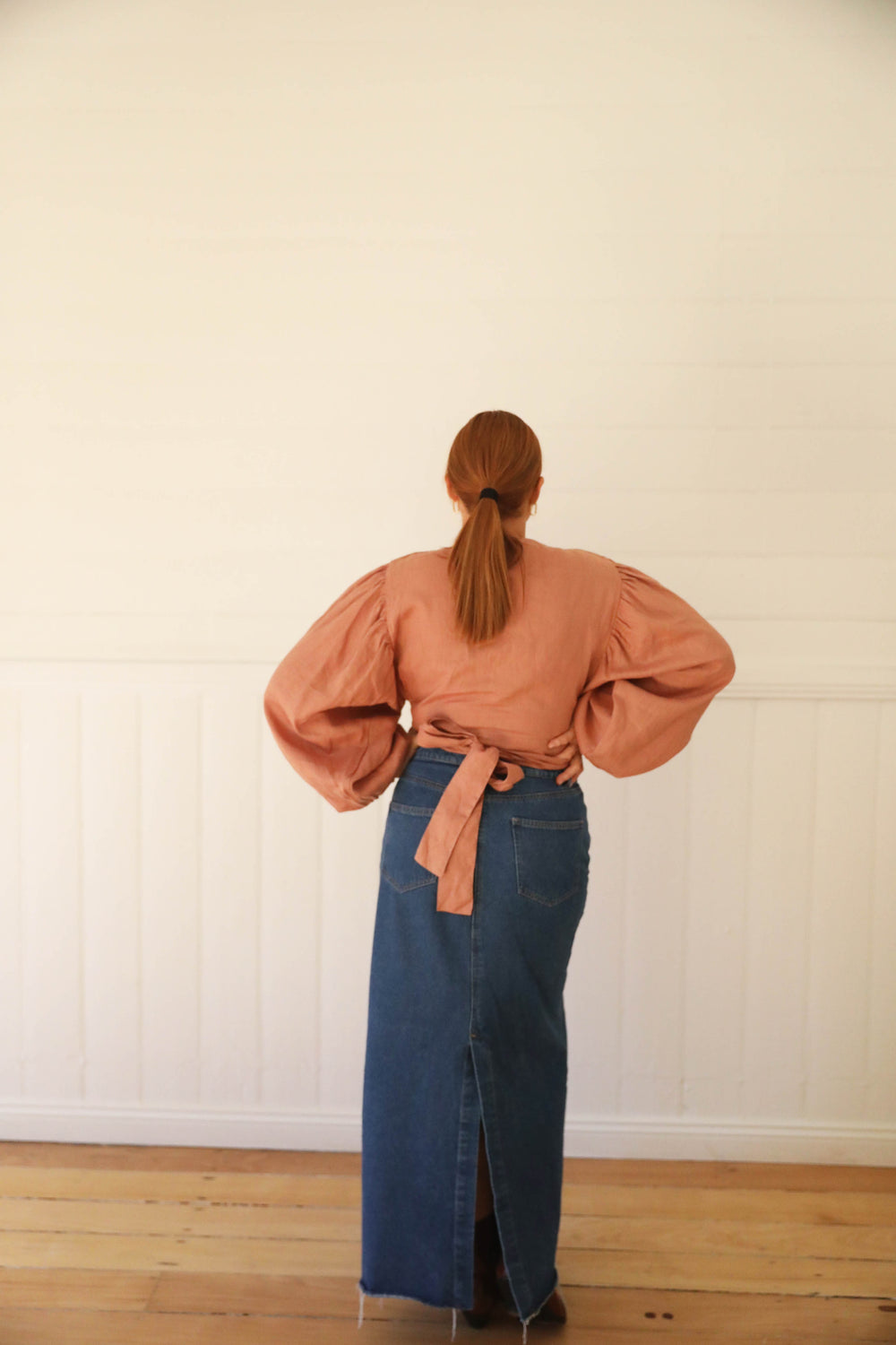 Bronte Blouse - Mushroom Pink