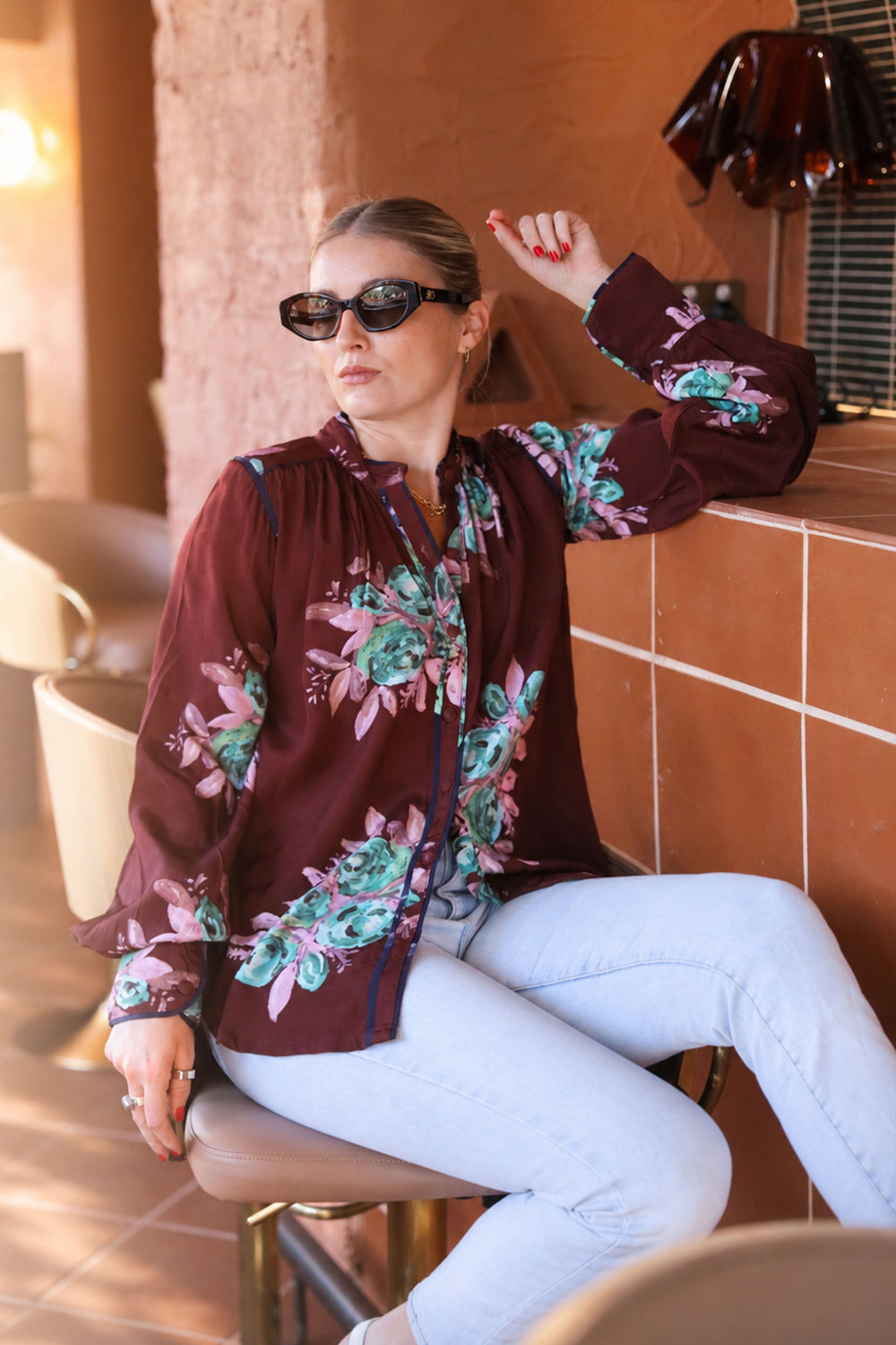Casa Rosetta Blouse - Rouge