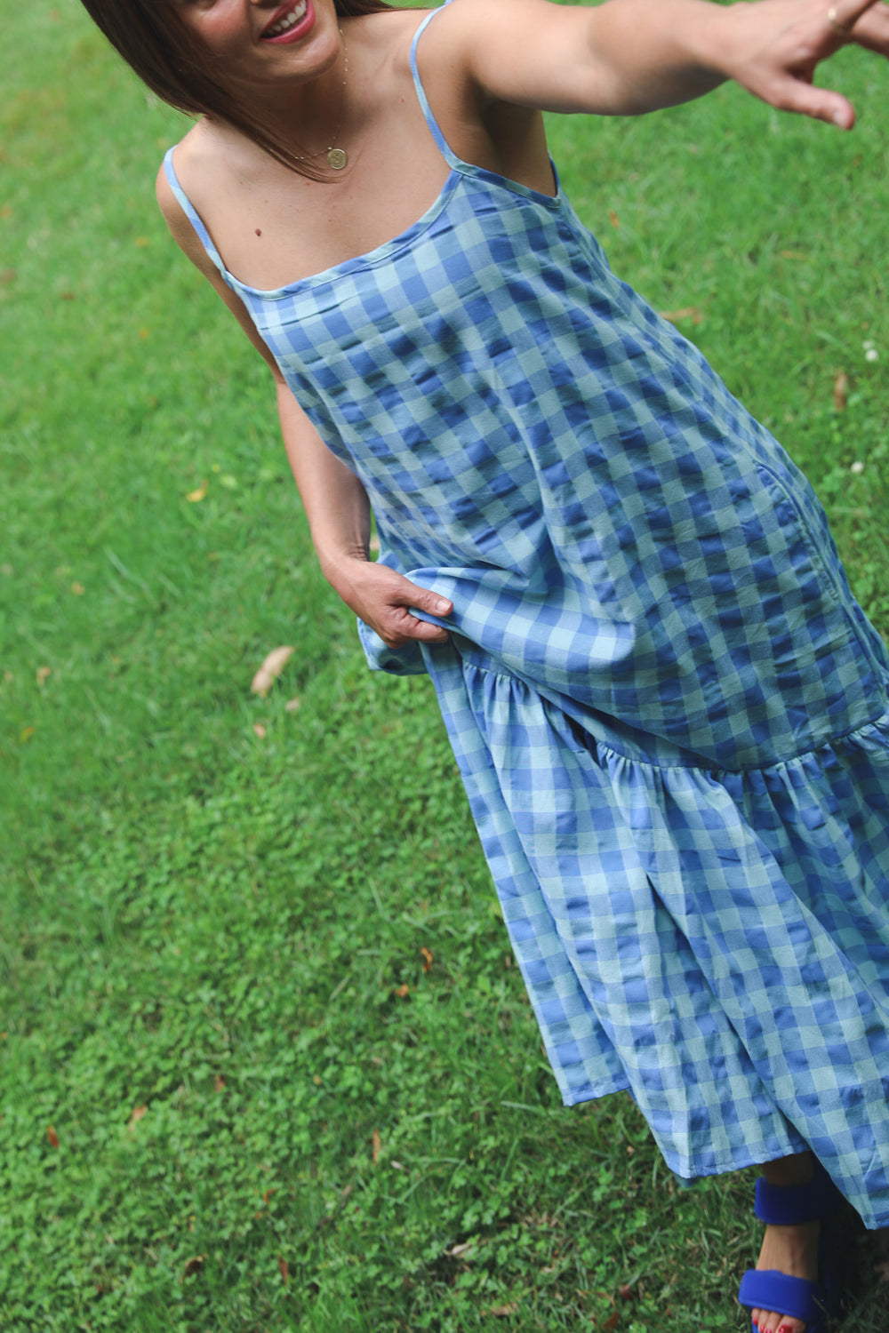 Gingham Holiday Dress